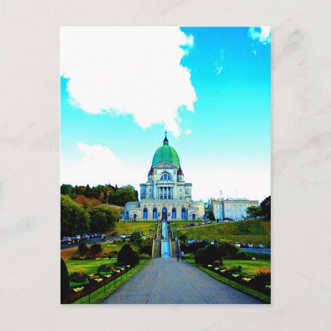 Saint Joseph Montreal chauch Postkarte (Vorderseite)