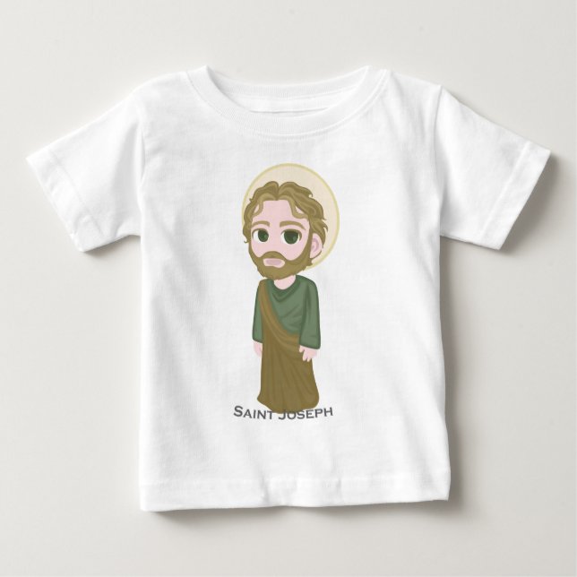 Saint Joseph Niedlich katholisch Baby T-shirt (Vorderseite)