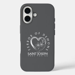 Saint Joseph Terror von Dämonen iPhone 16 Hülle