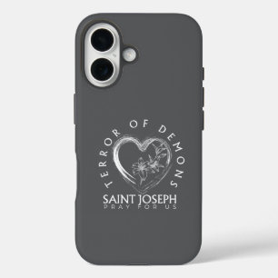 Saint Joseph Terror von Dämonen iPhone 16 Hülle
