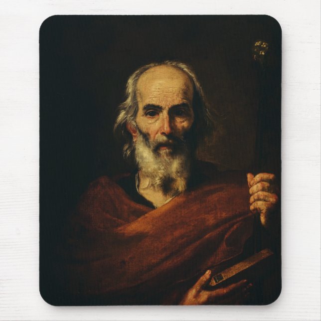 Saint Joseph von Jusepe de Ribera Mousepad (Vorne)