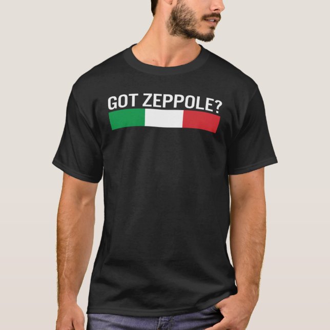 Saint Joseph's Day Got Zeppole Italy Flag Italian  T-Shirt (Vorderseite)