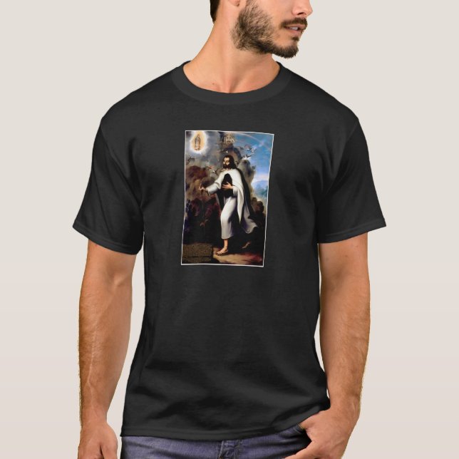 Saint Juan Diego by Miguel Cabrera, 1752 T-Shirt (Vorderseite)