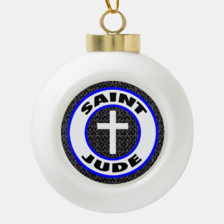 Saint Jude Keramik Kugel-Ornament