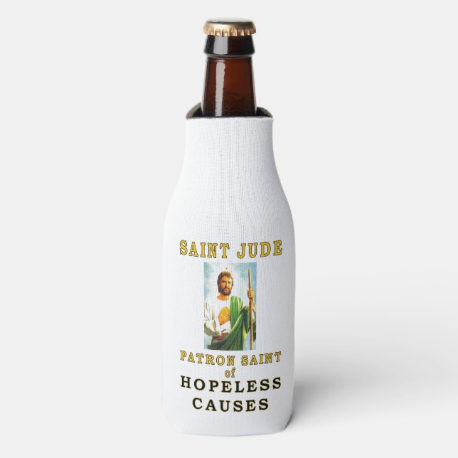 SAINT JUDE PATRON SAINT of HOPELESS CAUSES Flaschenkühler (Flaschenvorderseite)