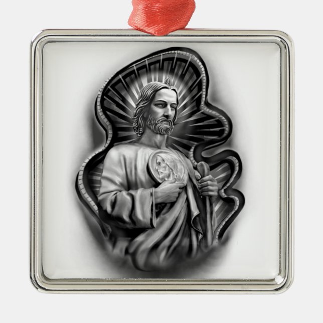 Saint Jude, saint jude ornement catholique, chréti (Devant)