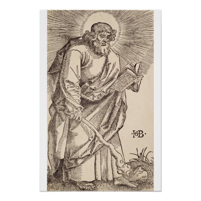 Saint Jude Thaddaeus, Apostel und Martyr Poster (Vorderseite)
