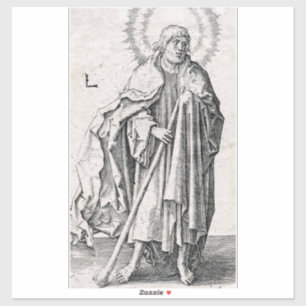 Saint Jude Thaddaeus, der Apostel Aufkleber
