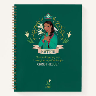 Saint Kateri Spiral Notebook Notizbuch