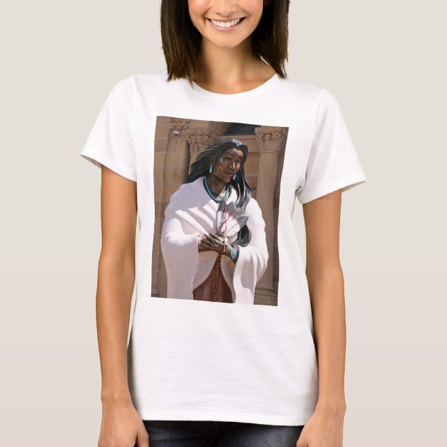 Saint Kateri Tekakwitha T-Shirt (Vorderseite)