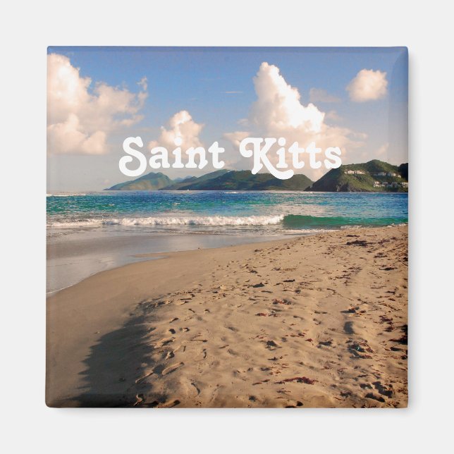 Saint Kitts Beach Magnet (Vorne)