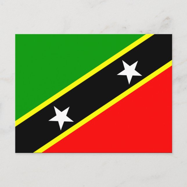 Saint Kitts & Nevis Postkarte (Vorderseite)