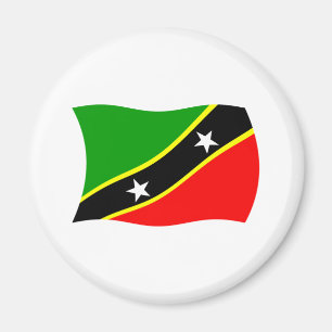 Saint Kitts und Nevis Flagge Magnet