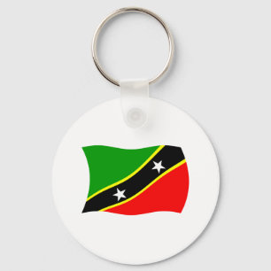 Saint Kitts und Nevis Flagge Schlüsselanhänger