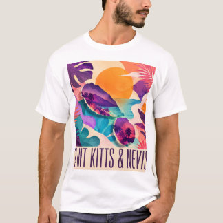 Saint Kitts und Nevis Zeitgenössische karibische C T-Shirt