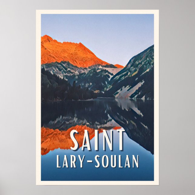 Saint-Lary-Soulan Station de ski Poster (Vorne)