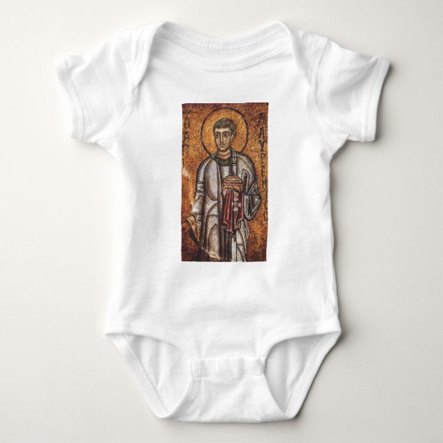 Saint Lawrence der Martyr Baby Strampler (Vorderseite)