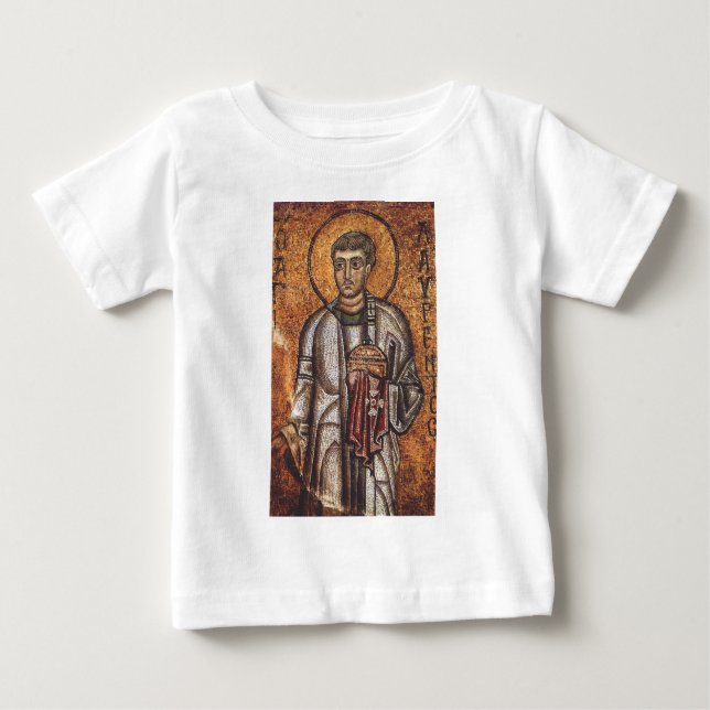 Saint Lawrence der Martyr Baby T-shirt (Vorderseite)