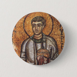 Saint Lawrence der Martyr Button
