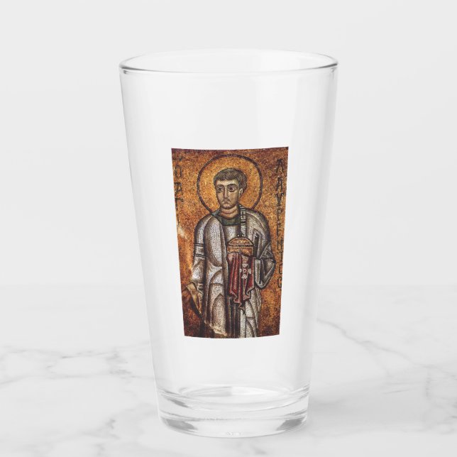 Saint Lawrence der Martyr Glas (Vorderseite)