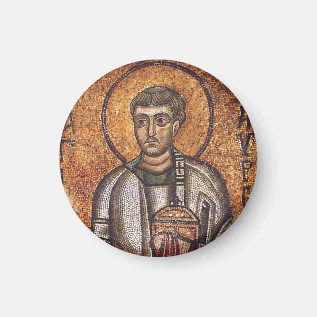 Saint Lawrence der Martyr Magnet (Vorne)