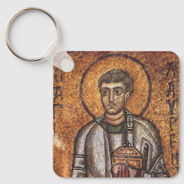Saint Lawrence der Martyr Schlüsselanhänger