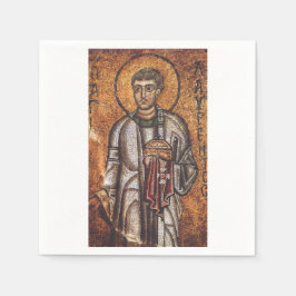 Saint Lawrence der Martyr Serviette
