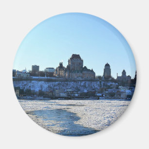 Saint Lawrence River & Old Quebec City, Quebec Magnet