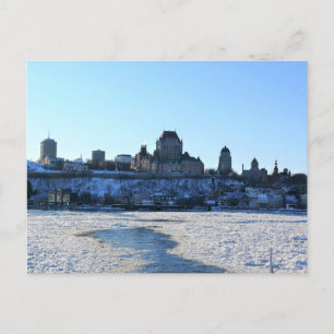 Saint Lawrence River & Old Quebec City, Quebec Postkarte