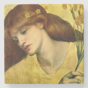 Saint Lily [Sancta Lilias] (von Gabriel Rossetti) Steinuntersetzer