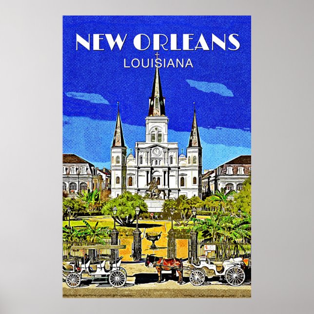 Saint Louis Cathedral Poster (Vorne)