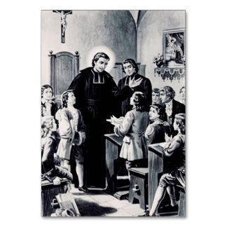 Saint Louis de Montfort französischer Priester Tischnummer