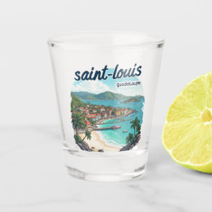SAINT-LOUIS GUADELOUPE SCHNAPSGLAS