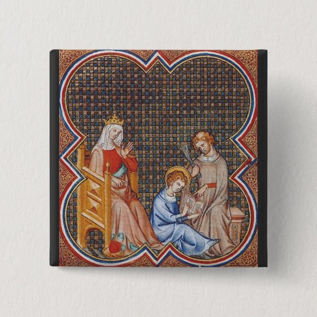 Saint-Louis IX von Frankreich Button (Vorderseite)