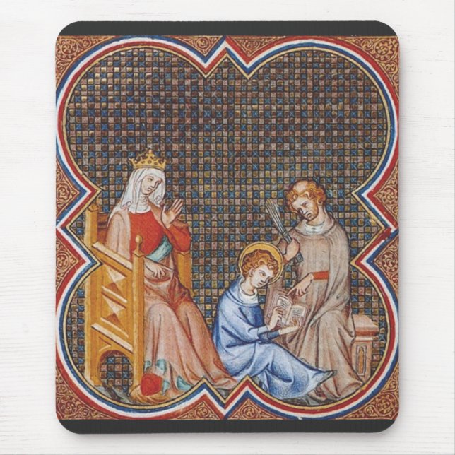 Saint-Louis IX von Frankreich Mousepad (Vorne)