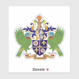 Saint Lucia Aufkleber