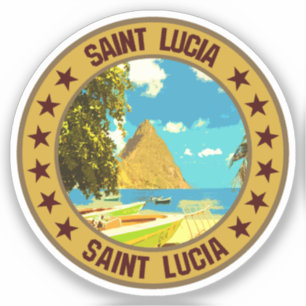 Saint Lucia Aufkleber