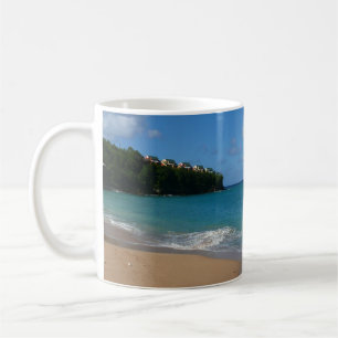 Saint Lucia Beach Tropical Ferien Landschaft Kaffeetasse