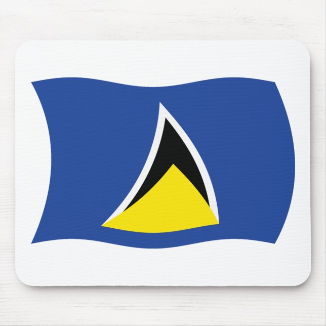 Saint Lucia Flag Mousepad (Vorne)