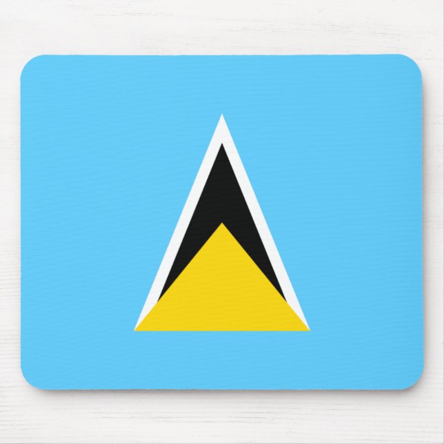 Saint Lucia Flag Mousepad (Vorne)
