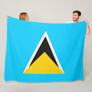Saint Lucia Fleecedecke