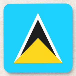 Saint Lucia Getränkeuntersetzer