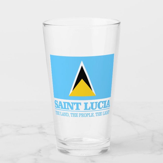 Saint Lucia Glas (Vorderseite)