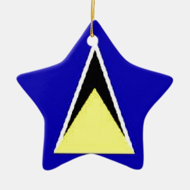 Saint Lucia Keramikornament (Vorne)