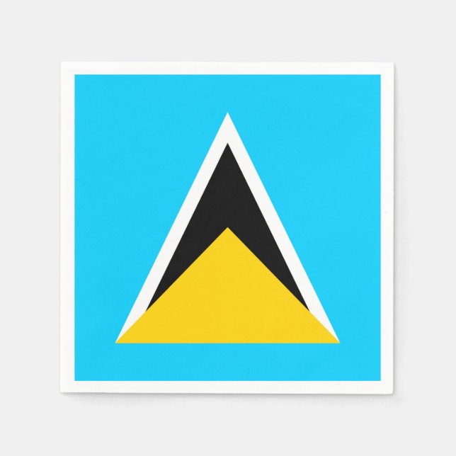 Saint Lucia Serviette (Vorderseite)