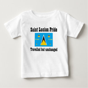 Saint Lucia T - Shirt reiste aber unverändert