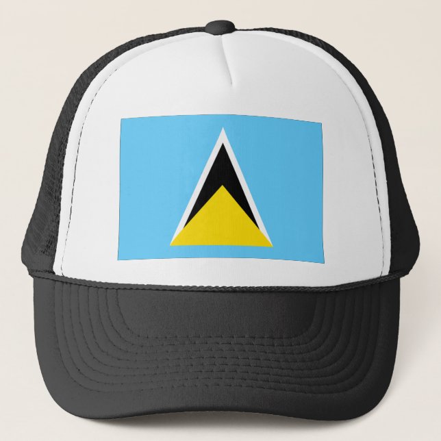 Saint Lucia Truckerkappe (Vorderseite)