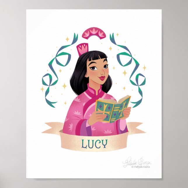 Saint Lucy Yi Zhenmei Art Print Poster (Vorne)