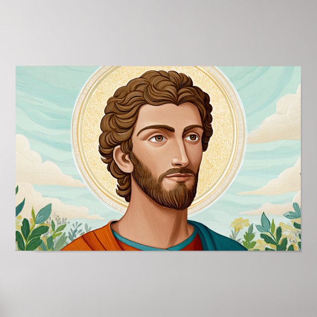 Saint Luke, Evangelist Poster (Vorne)