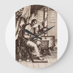 Saint Luke, Evangelist und Apostel Große Wanduhr